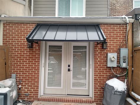 aluminum front door awnings